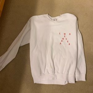 Kanye white crew neck